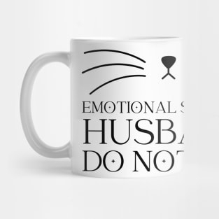 Emotional-Support-Husband-Do-Not-Pet Mug